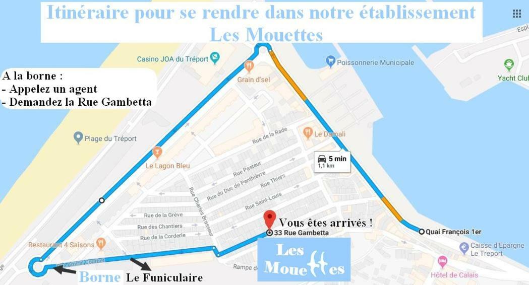 Apartmán Les Mouettes Le Tréport Exteriér fotografie